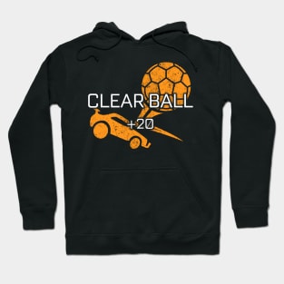 Rocket League Video Game Clear Ball Funny Gifts Hoodie